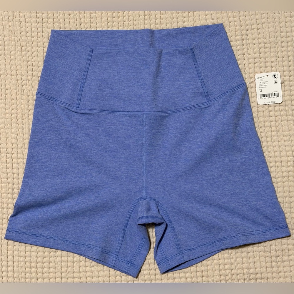 ✨NWT✨ FP Movement by FP Never Better Heather Bike Shorts Blueberry Size M